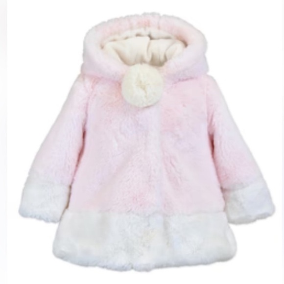 American Widgeon Faux Fur Cotton Candy Hooded Jacket • Size 6 - Picture 1 of 6